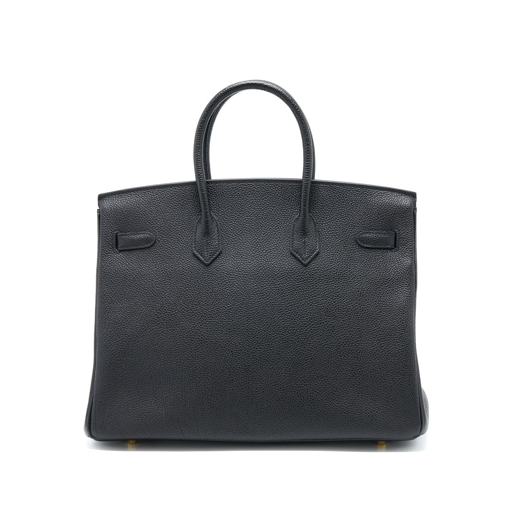 HERMES BIRKIN 35 FJORD BLACK GHW