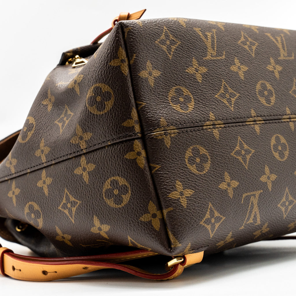 MONTSOURIS PM BACKPACK MONOGRAM CANVAS GHW