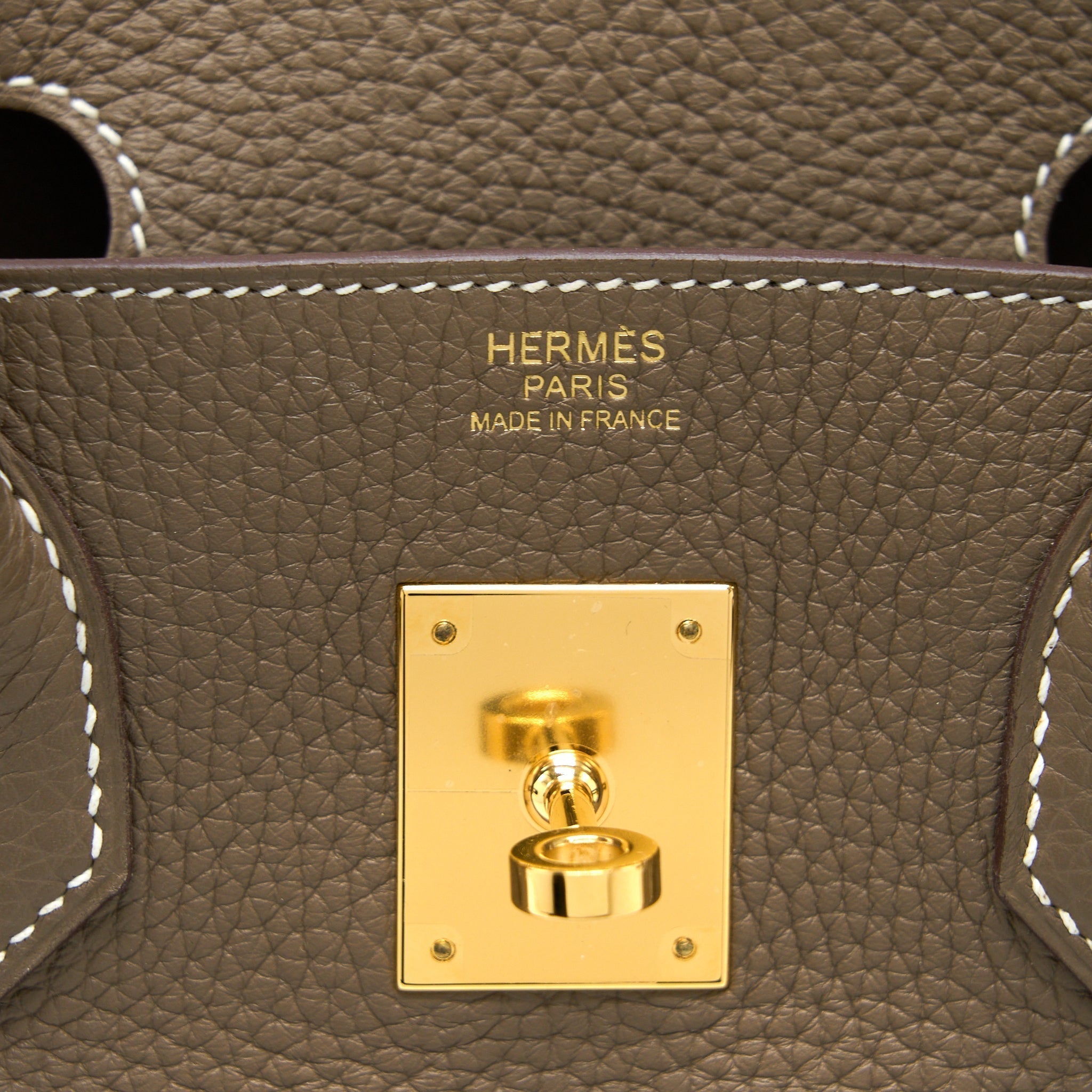 HERMES BIRKIN 30 CLEMENCE ETOUPE GHW