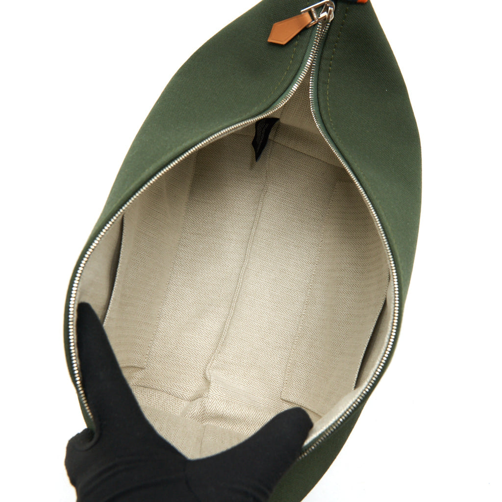 BRIDE-A-BRAC CASE LARGE MODEL TRAVEL POUCH DARK GREEN