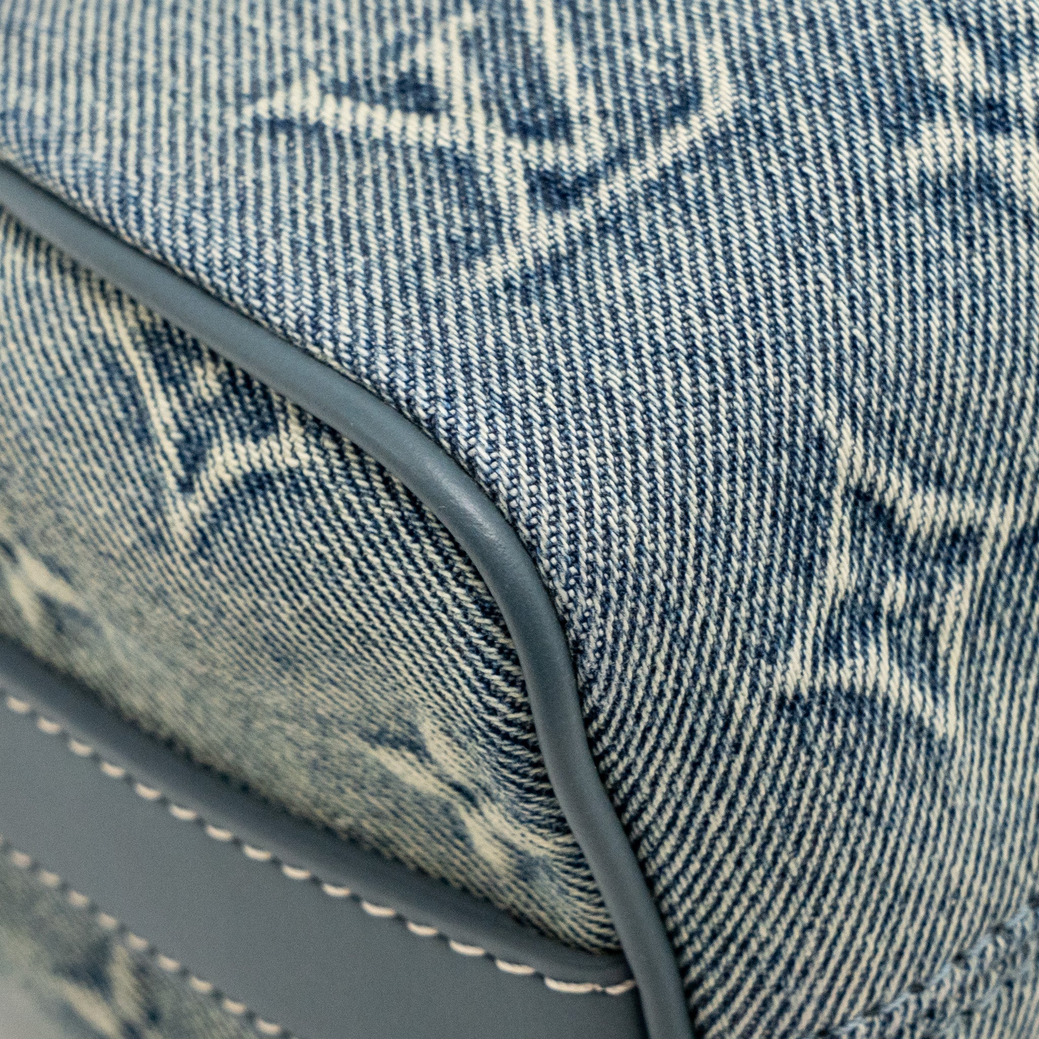 KEEPALL BANDOULIERE 25 WASHED DENIM CANVAS BLUE SHW