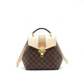 CLAPTON BACKPACK DAMIER EBENE LEATHER BROWN