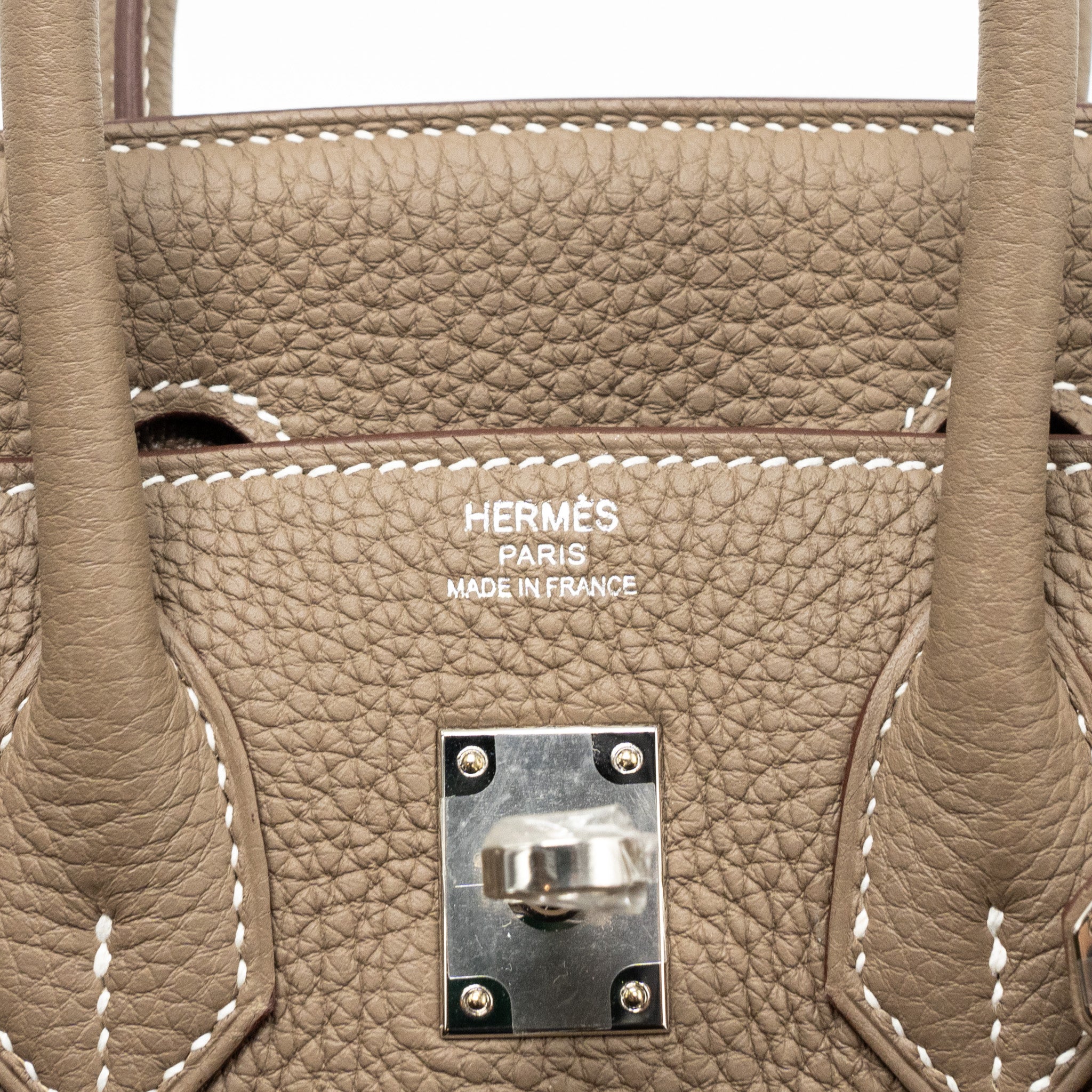 HERMES BIRKIN 25 TOGO ETOUPE SHW