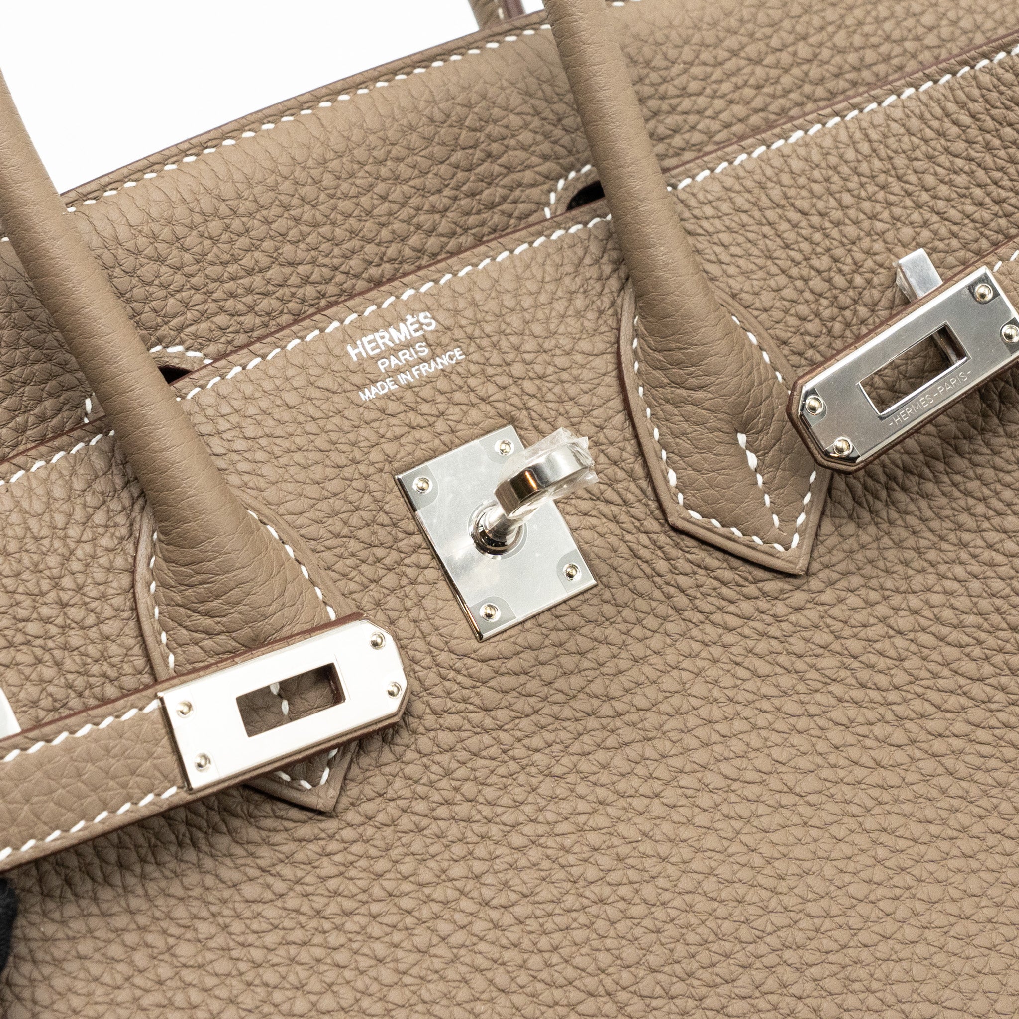 HERMES BIRKIN 25 TOGO ETOUPE SHW