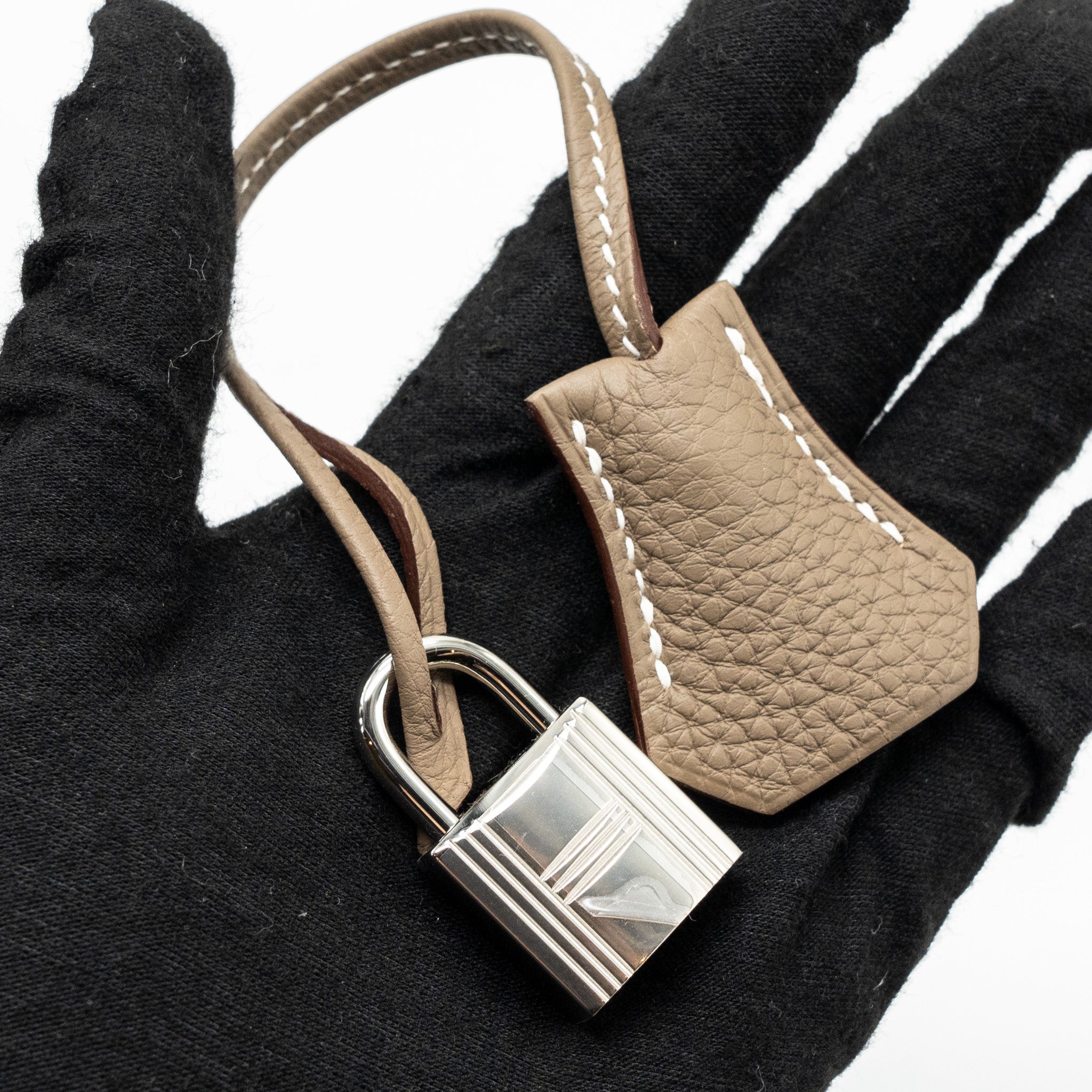 HERMES BIRKIN 25 TOGO ETOUPE SHW