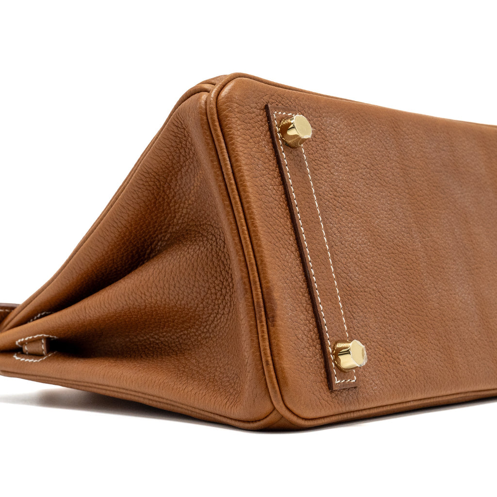 HERMES BIRKIN 25 BARENIA FAUBOURG FAUVE GHW