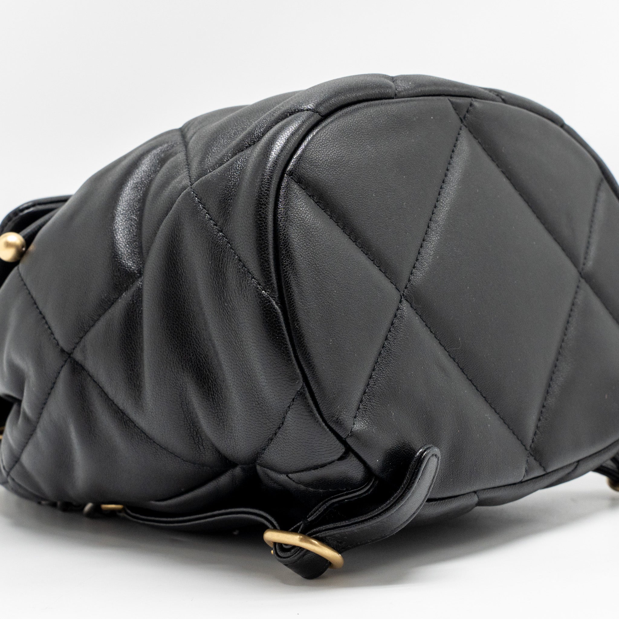 24C 19 BACKPACK LAMBSKIN BLACK MULTICOLOUR HARDWARE (MICROCHIP)