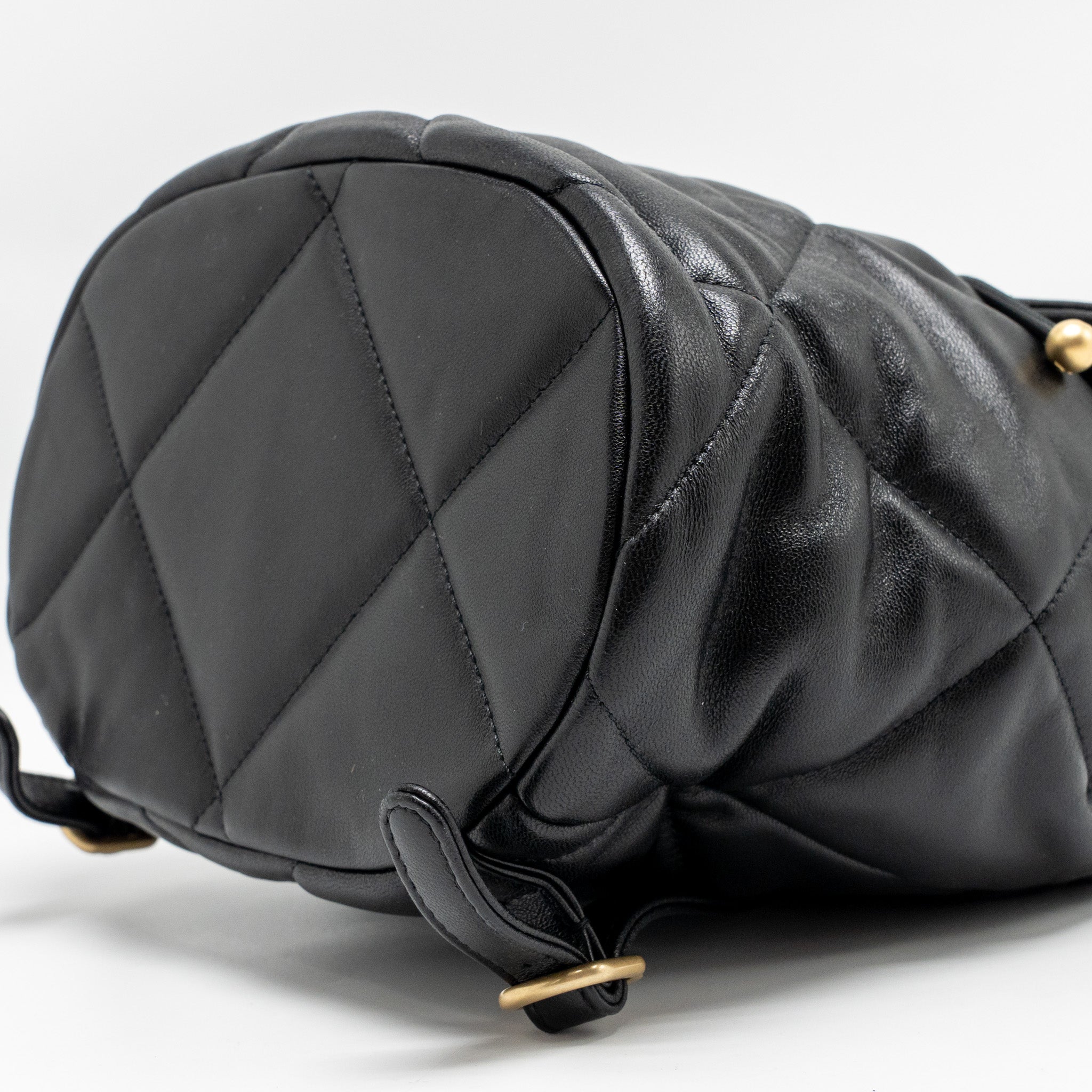 24C 19 BACKPACK LAMBSKIN BLACK MULTICOLOUR HARDWARE (MICROCHIP)