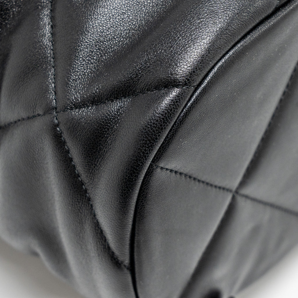 24C 19 BACKPACK LAMBSKIN BLACK MULTICOLOUR HARDWARE (MICROCHIP)