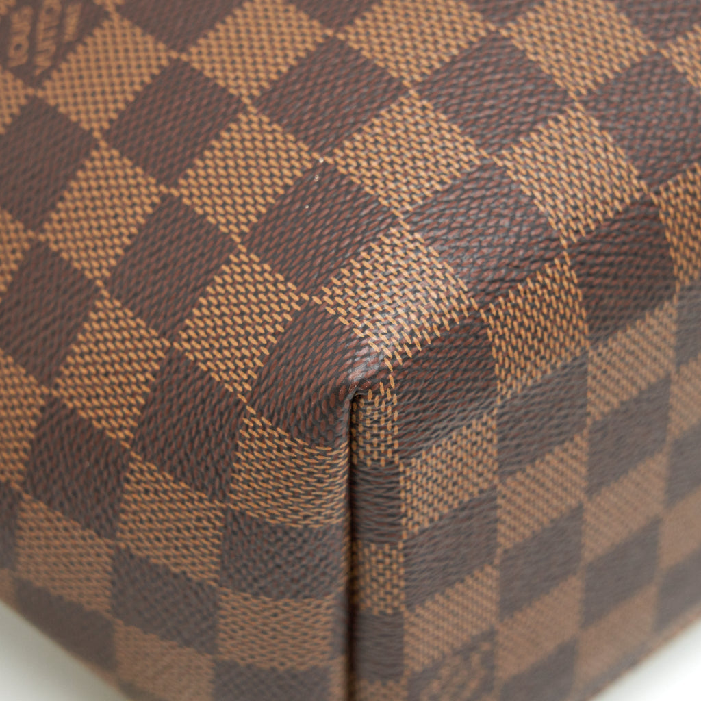 CLAPTON BACKPACK DAMIER EBENE LEATHER BROWN