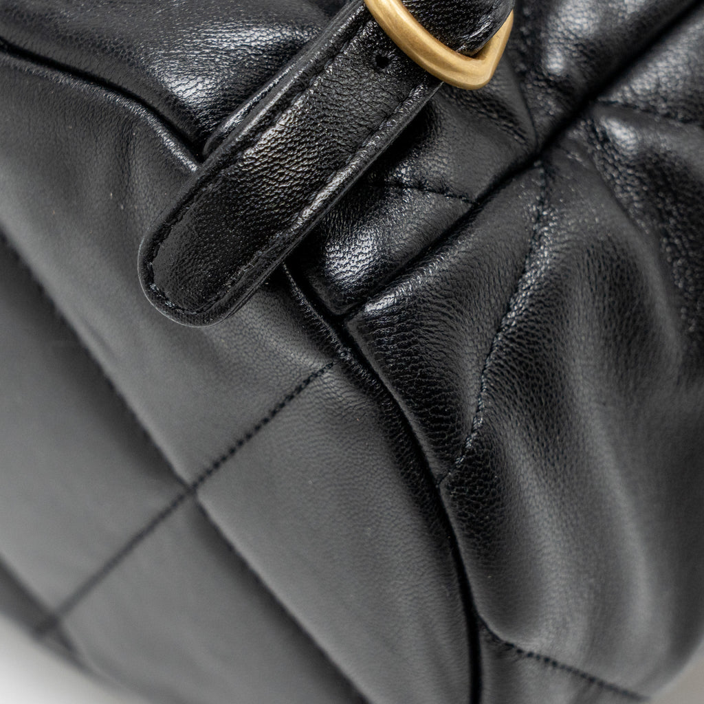24C 19 BACKPACK LAMBSKIN BLACK MULTICOLOUR HARDWARE (MICROCHIP)