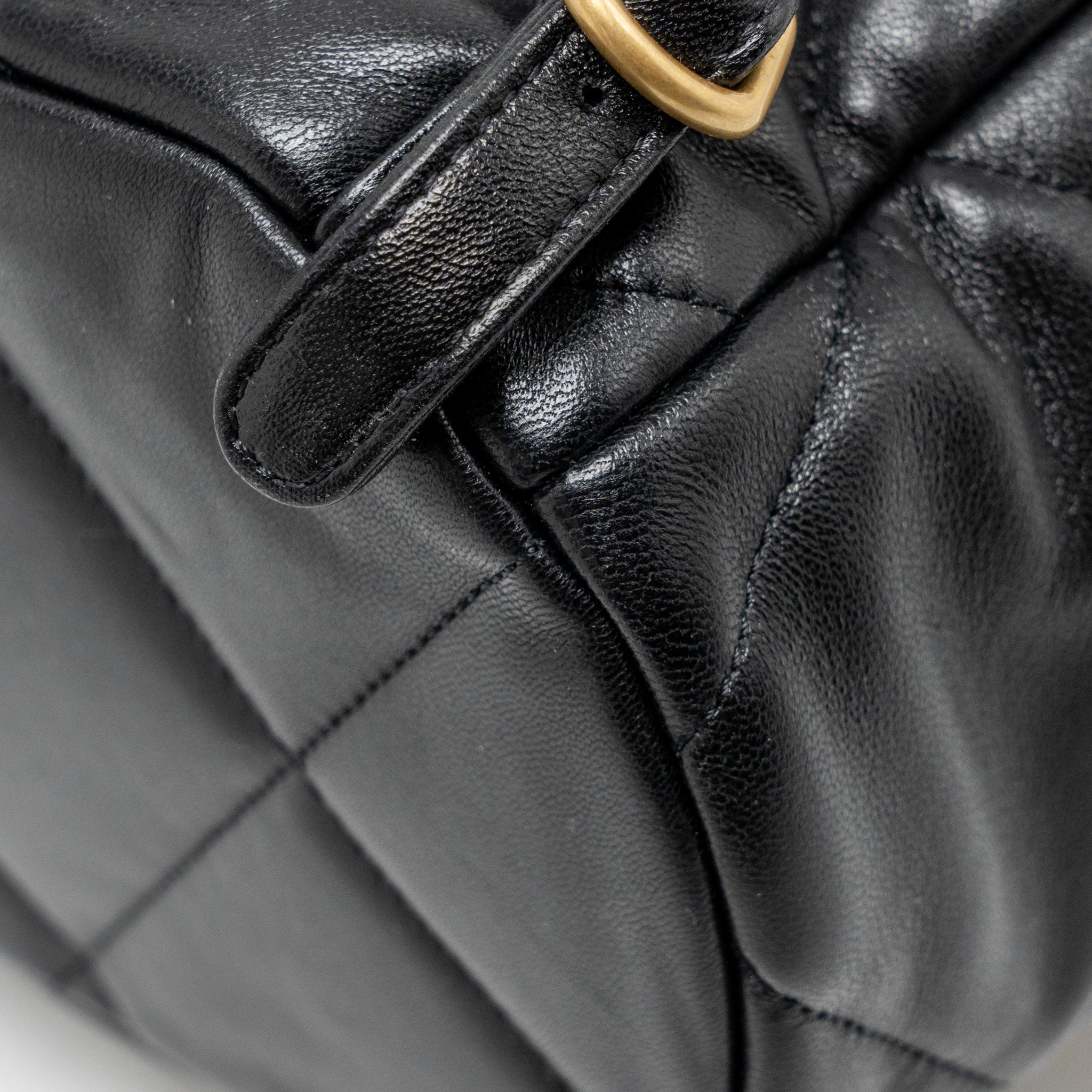 24C 19 BACKPACK LAMBSKIN BLACK MULTICOLOUR HARDWARE (MICROCHIP)
