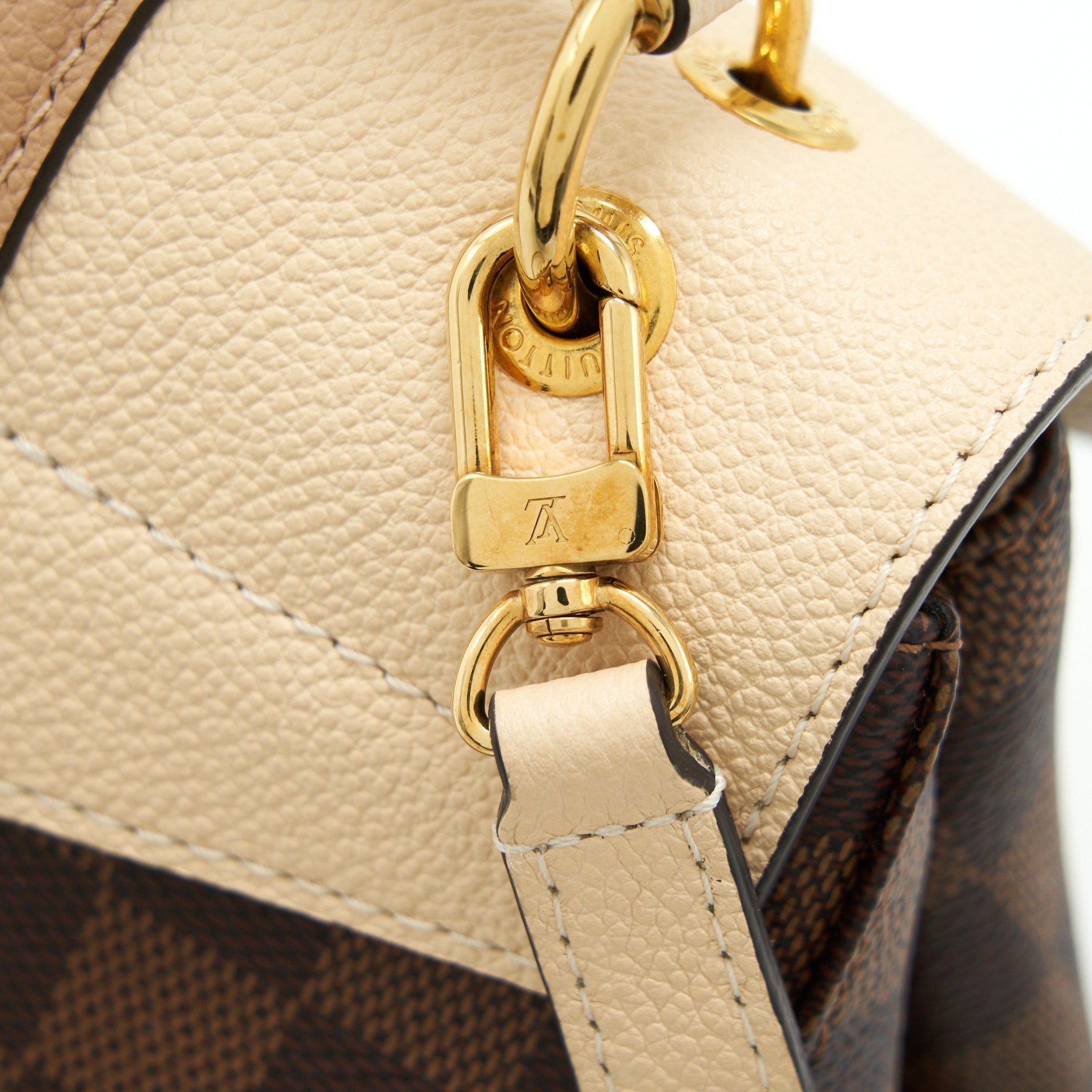 CLAPTON BACKPACK DAMIER EBENE LEATHER BROWN