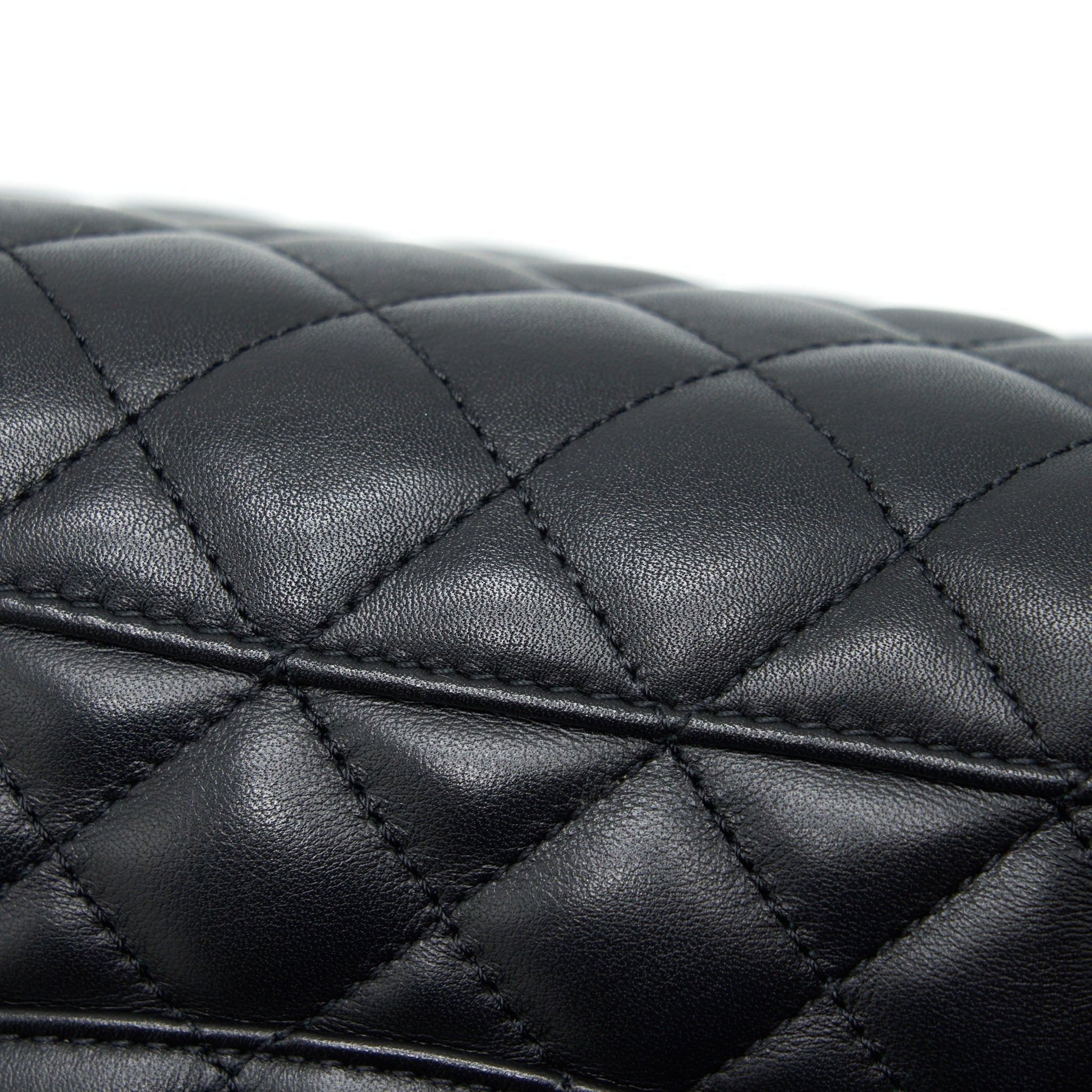 QUILTED BACKPACK CALFSKIN BLACK GHW