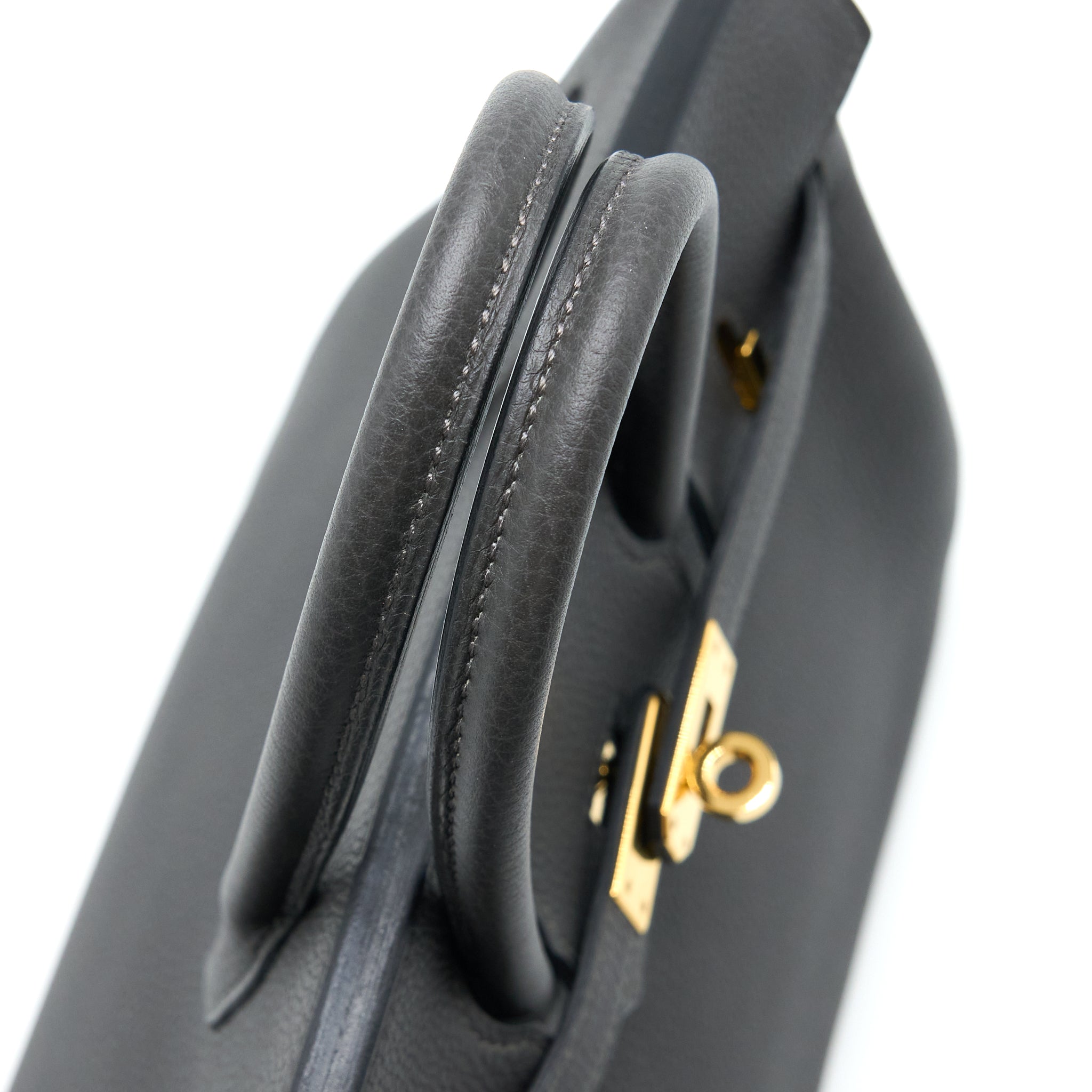 HERMES BIRKIN 25 TOGO GRAPHITE GHW