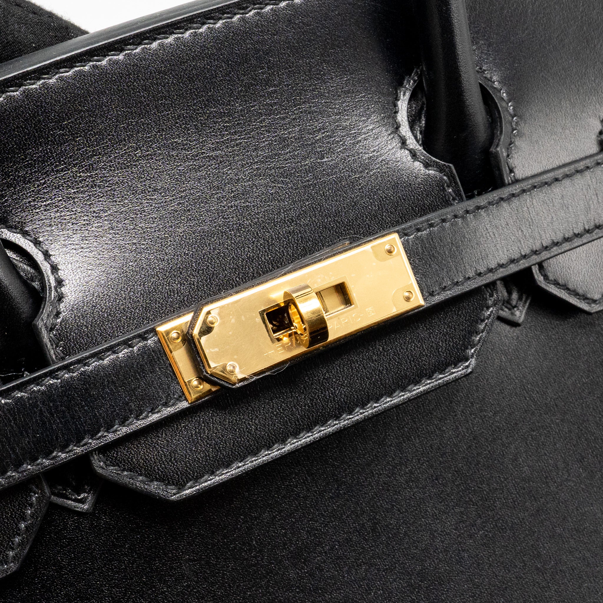 HERMES BIRKIN 30 BOX BLACK GHW