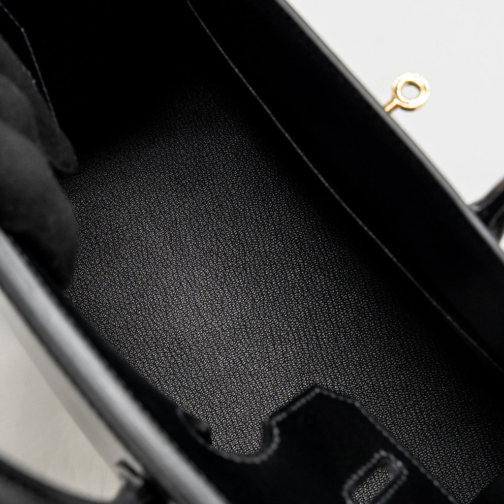 HERMES BIRKIN 30 BOX BLACK GHW