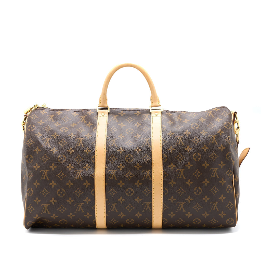 KEEPALL BANDOULIRE 50 MONOGRAM CANVAS GHW