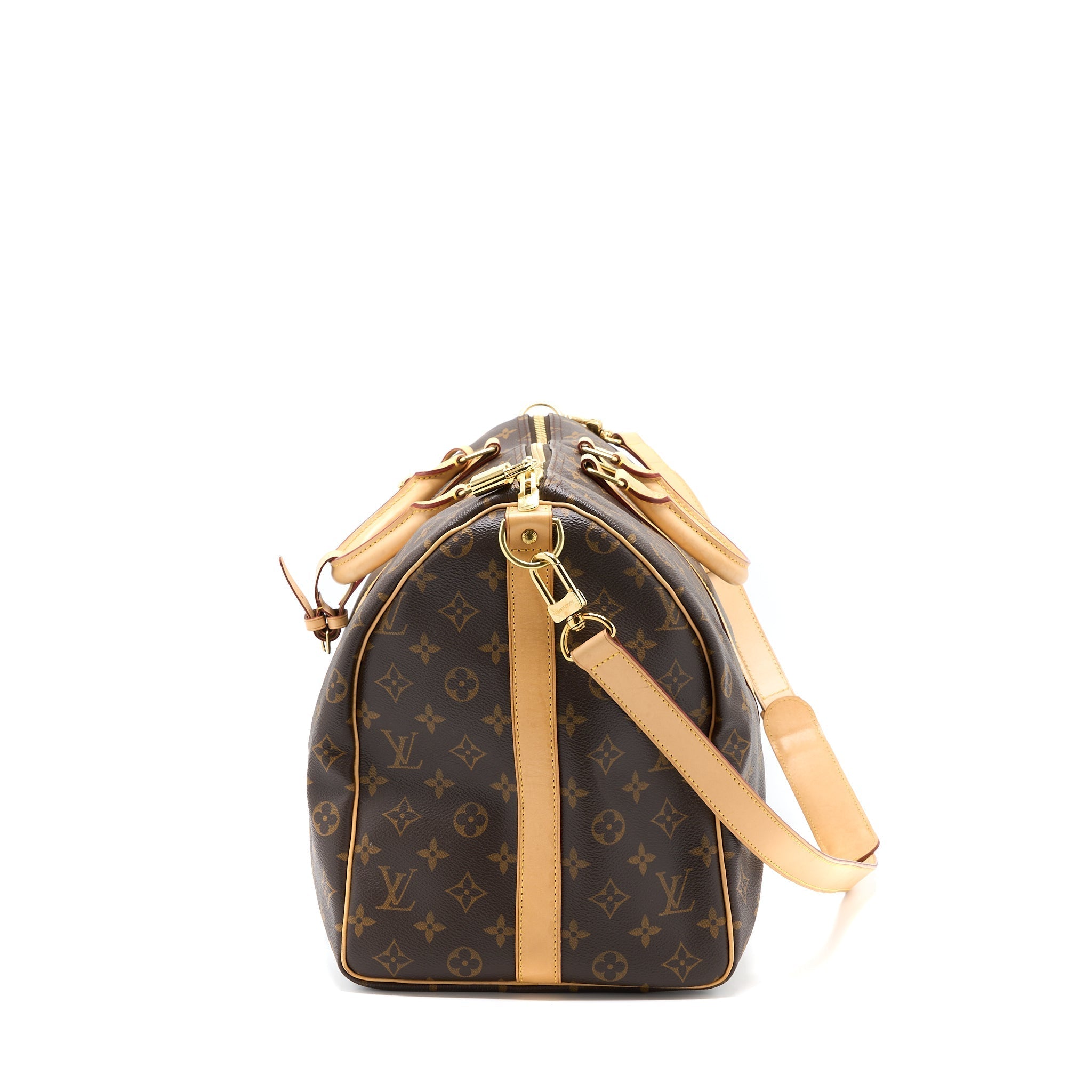 KEEPALL BANDOULIRE 50 MONOGRAM CANVAS GHW