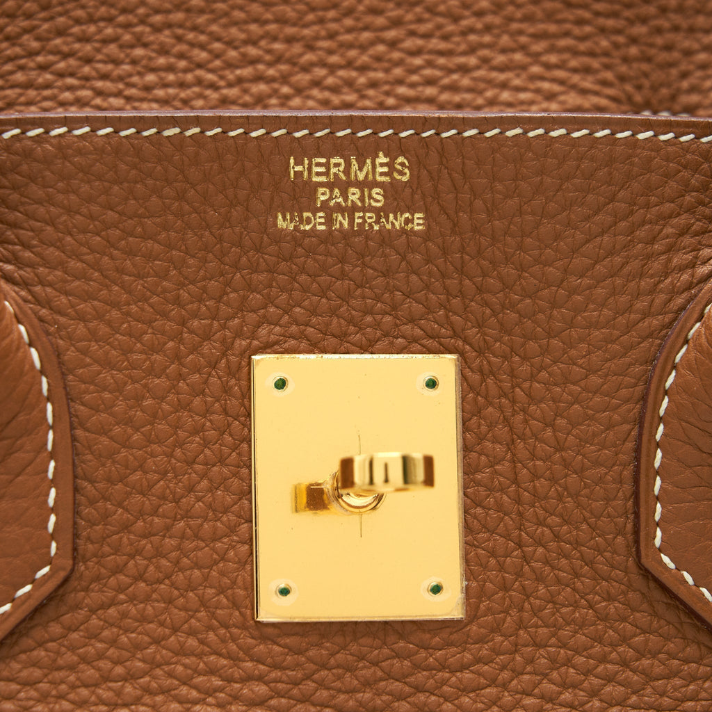 HERMES BIRKIN35 GOLD WITH GHW