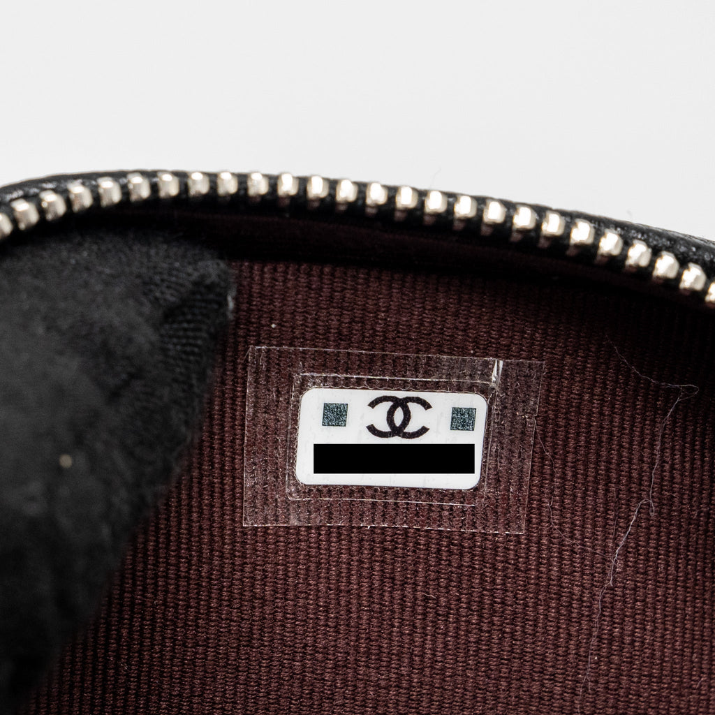 24C MINI BACKPACK/CROSSBODY BAG CAVIAR BLACK SHW(MICROCHIP)