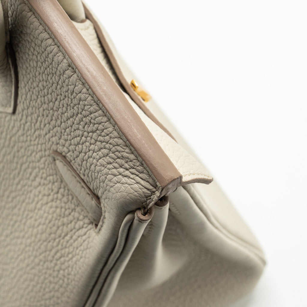 HERMES BIRKIN 25 TOGO BETON GHW