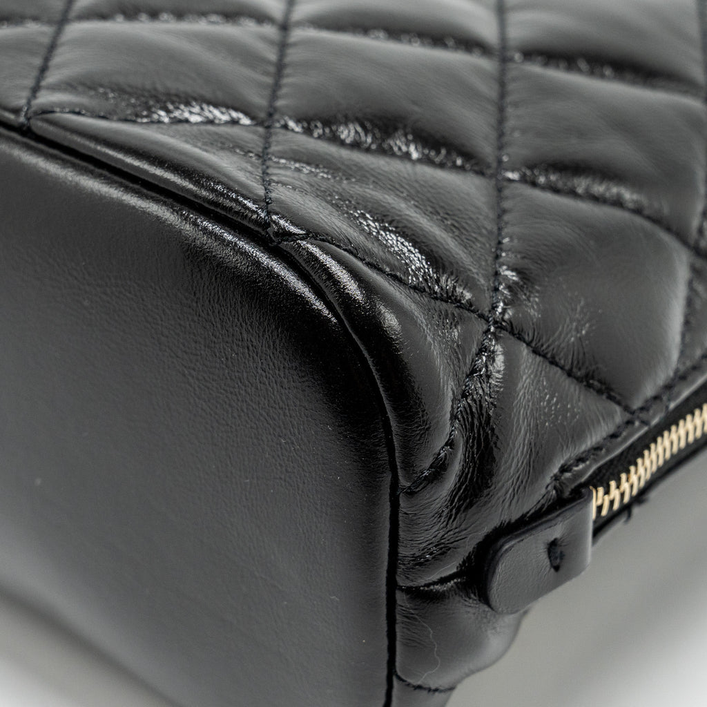 22A MINI BACKPACK PATENT BLACK LGHW (MICROCHIP)
