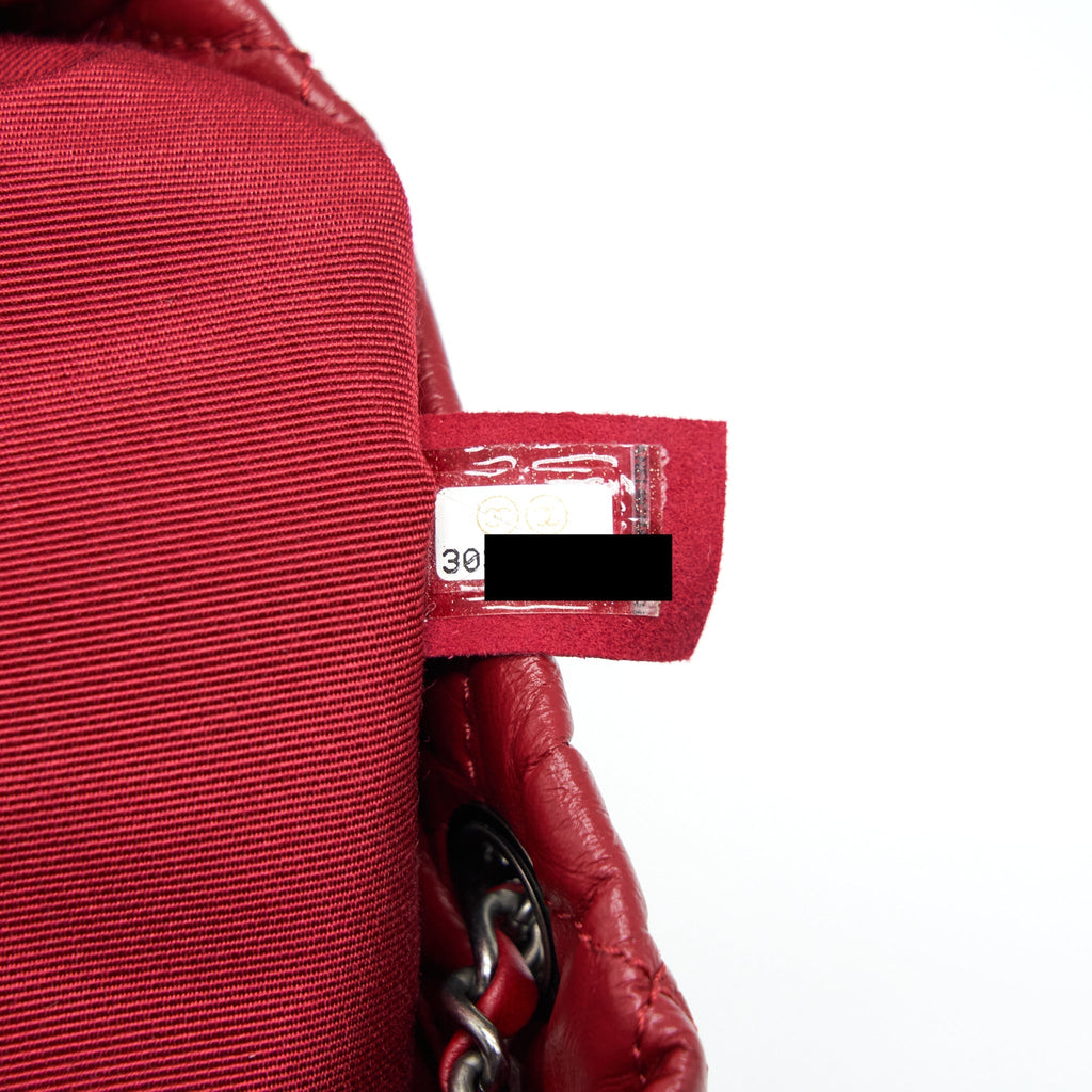 SMALL GABRIELLE BACKPACK AGED CALFSKIN RED WITH RUTHENIUM GOLD/SLIVER HARDWARE