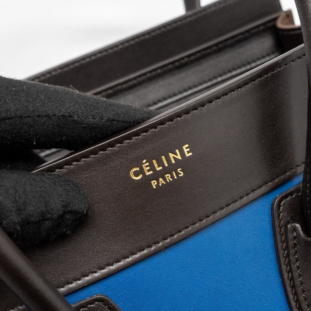MICRO LUGGAGE BAG CALFSKIN MULTICOLOUR GHW