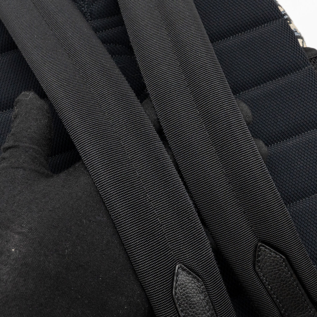 MEN’S BACKPACK DIOR OBLIQUE CANVAS / CALFSKIN BLUE / BLACK SHW