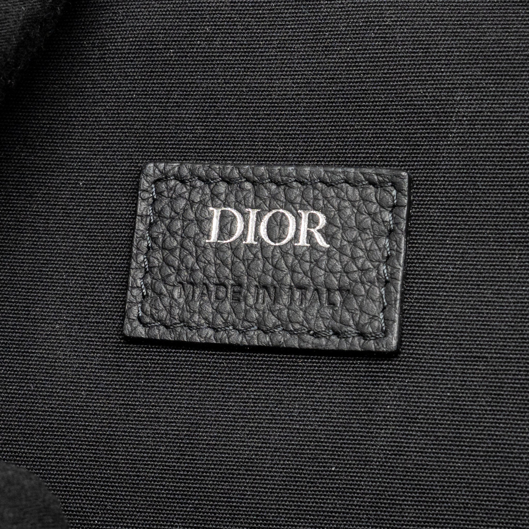 MEN’S BACKPACK DIOR OBLIQUE CANVAS / CALFSKIN BLUE / BLACK SHW