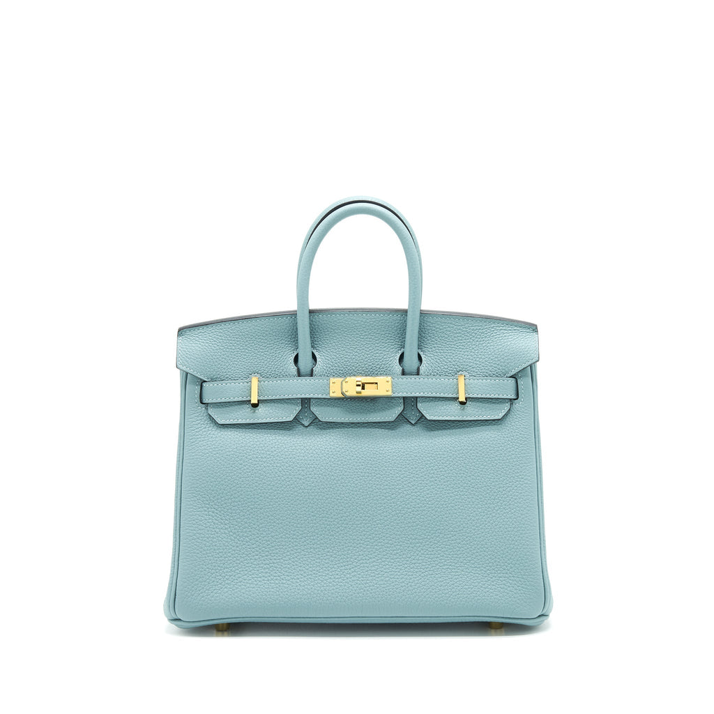 HERMES BIRKIN25 TOGO 7G CIEL GHW
