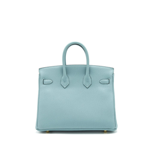HERMES BIRKIN25 TOGO 7G CIEL GHW