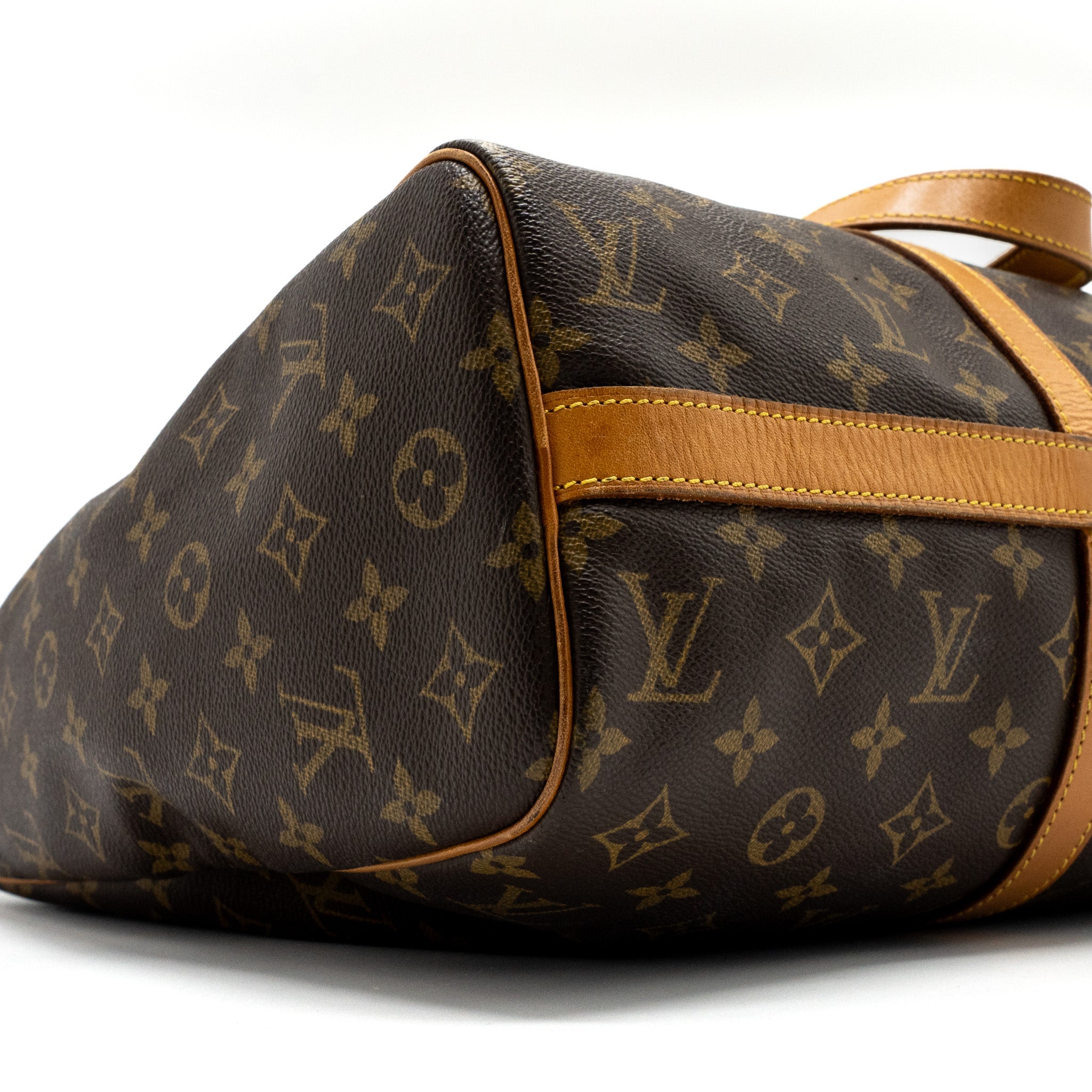 VINTAGE ZIPPER TRAVEL BAG MONOGRAM CANVAS GHW