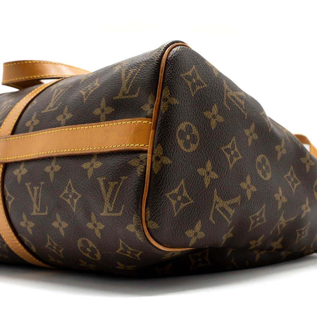 VINTAGE ZIPPER TRAVEL BAG MONOGRAM CANVAS GHW