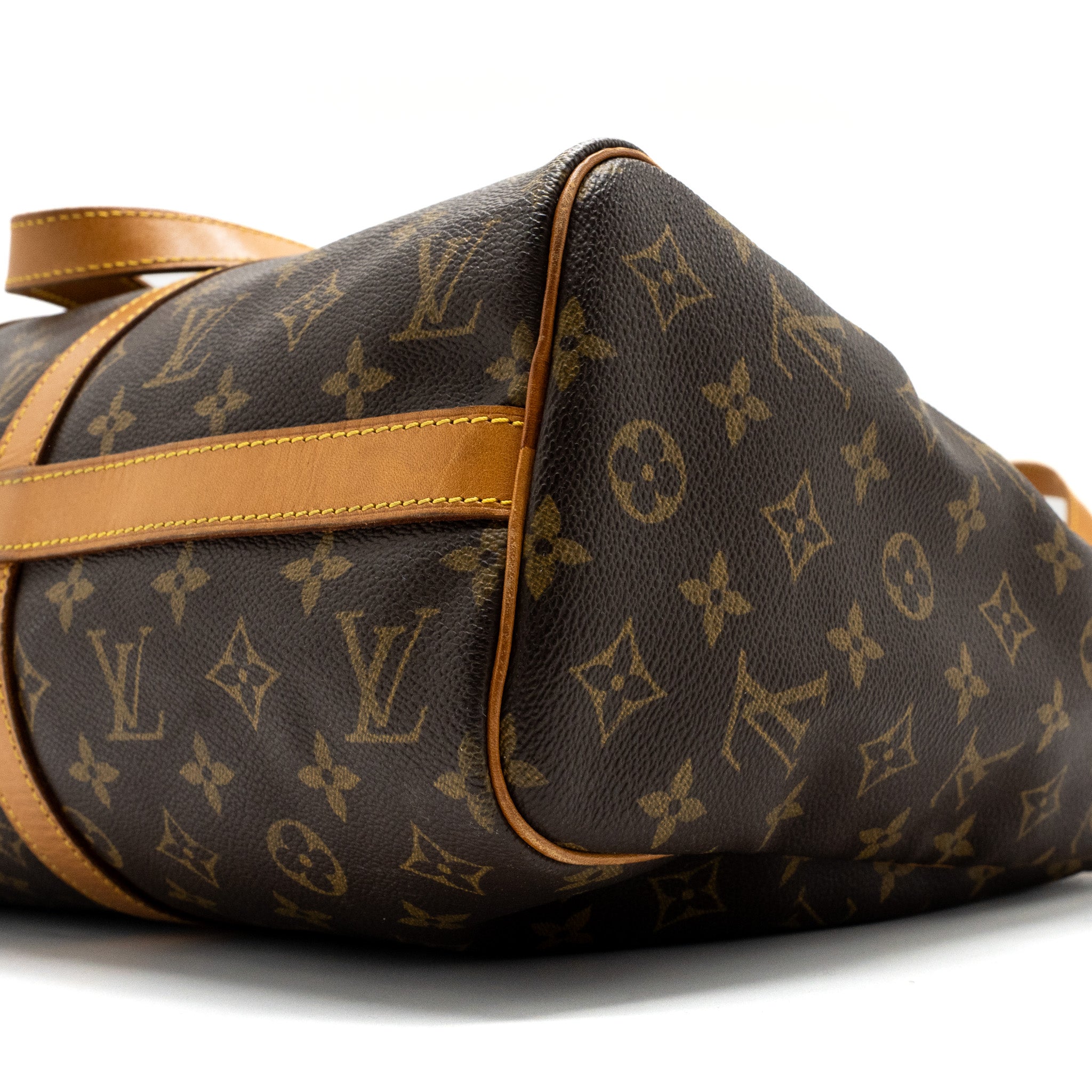 VINTAGE ZIPPER TRAVEL BAG MONOGRAM CANVAS GHW