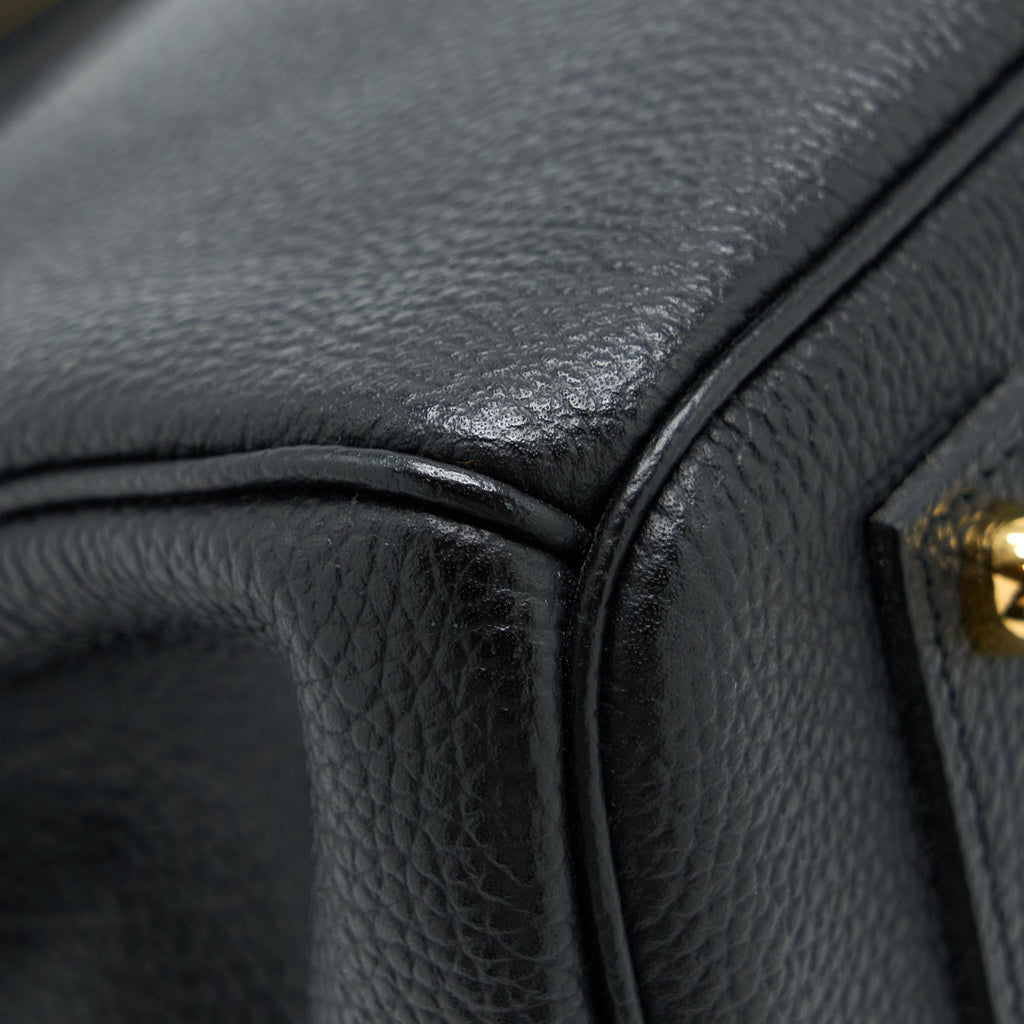 HERMES BIRKIN 35 FJORD BLACK GHW