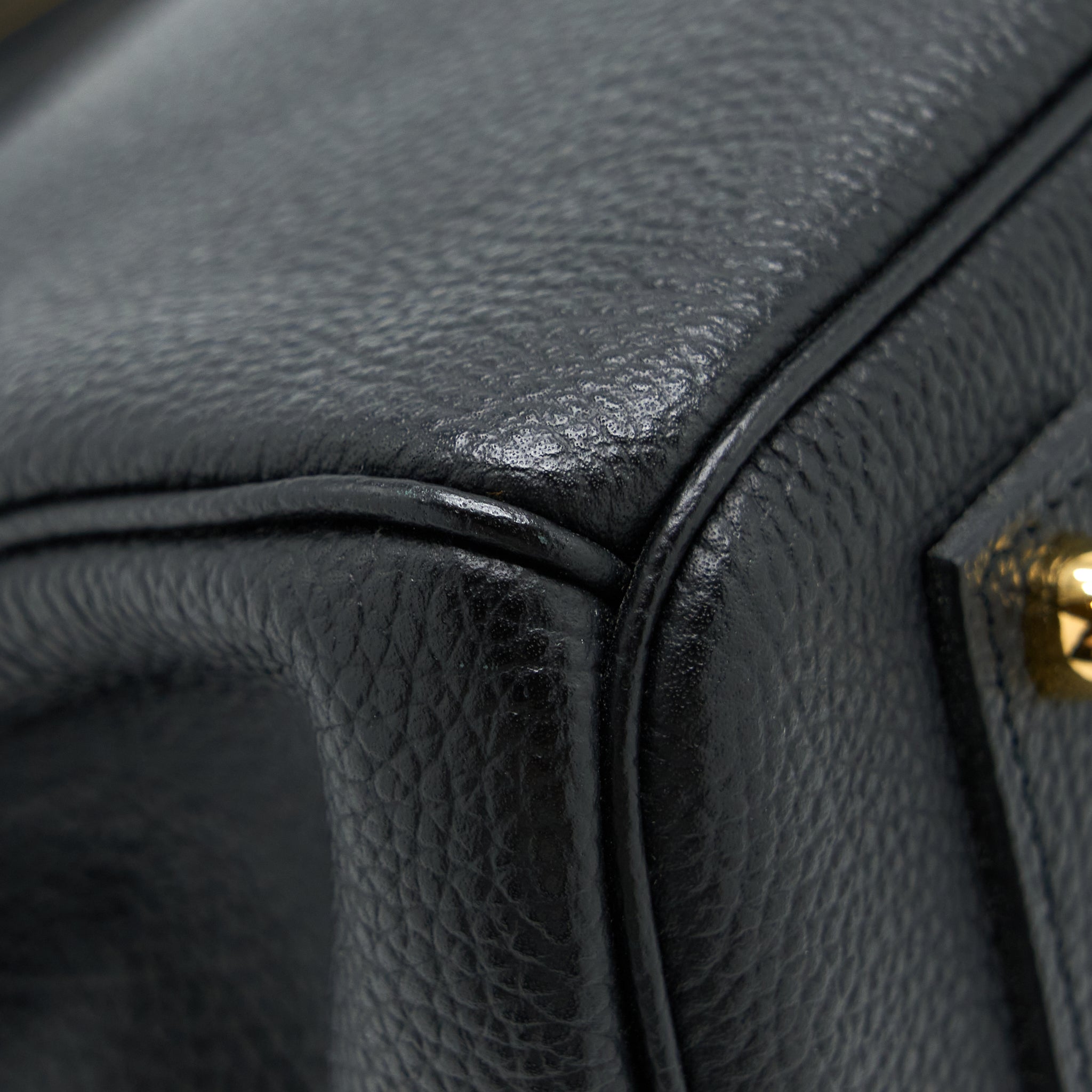HERMES BIRKIN 35 FJORD BLACK GHW