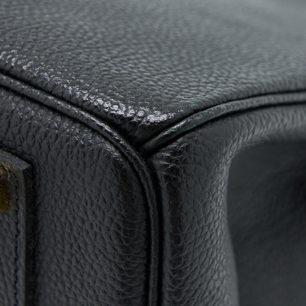 HERMES BIRKIN 35 FJORD BLACK GHW