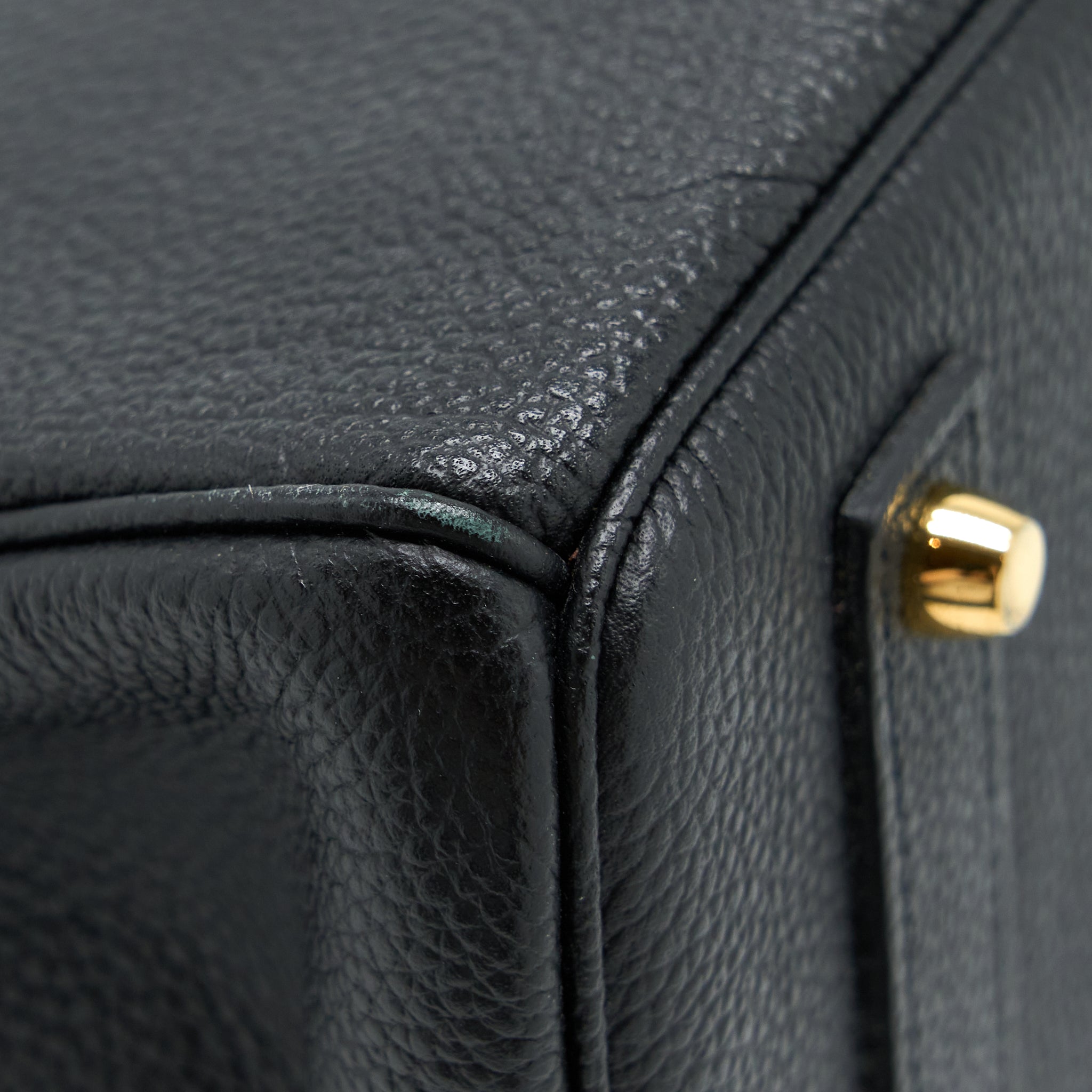 HERMES BIRKIN 35 FJORD BLACK GHW