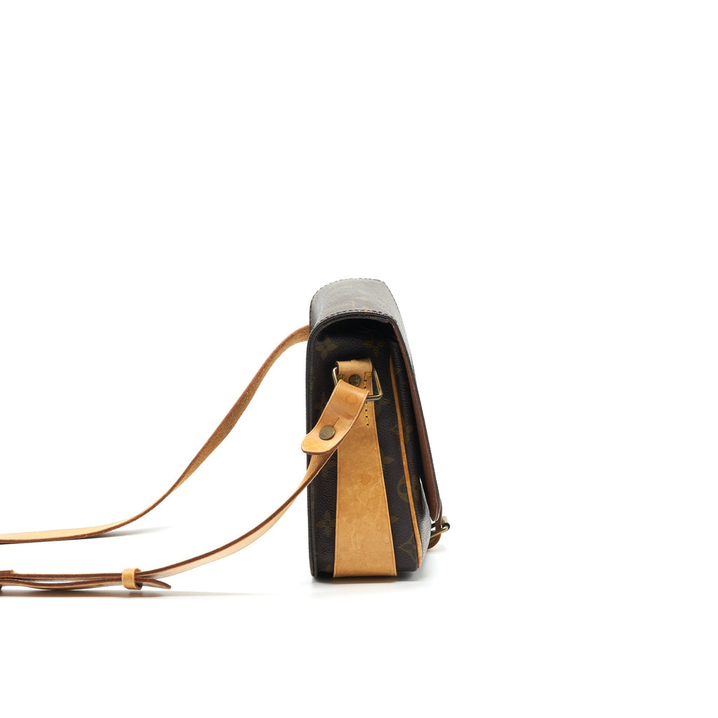 VINTAGE MONOGRAM CROSSBODY MESSENGER BAG