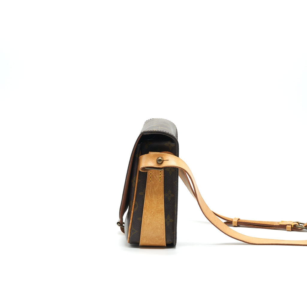 VINTAGE MONOGRAM CROSSBODY MESSENGER BAG