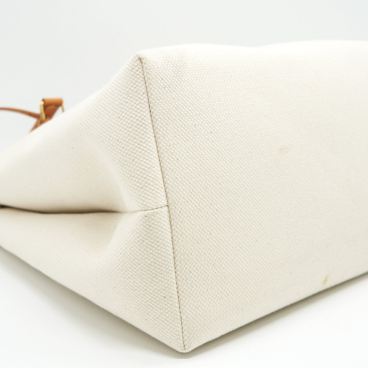 CELINE HORIZONTAL CABAS CELINE IN CANVAS WITH CELINE PRINT AND CALFSKIN NATURAL / TAN