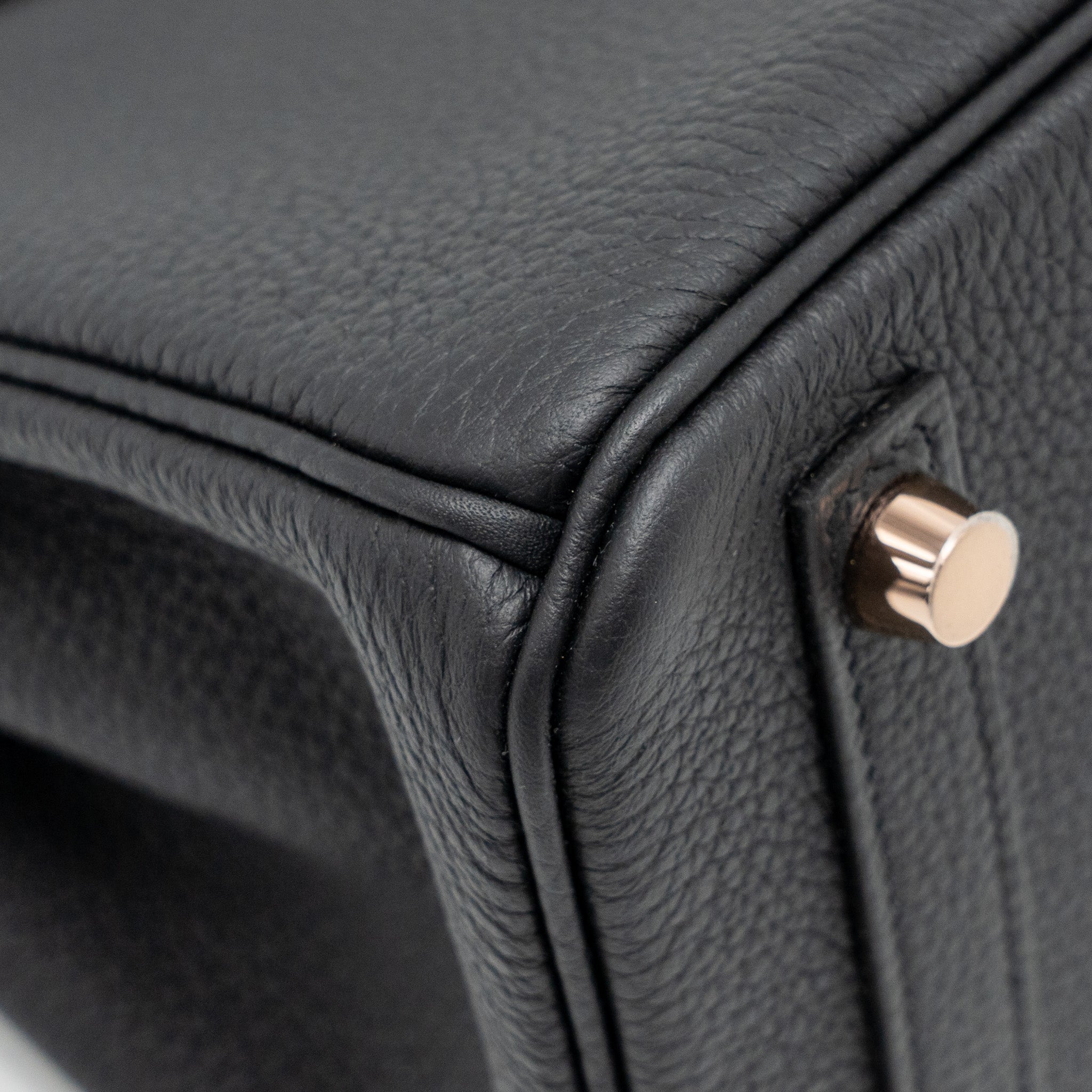 HERMES BIRKIN 25 TOGO BLACK RGHW