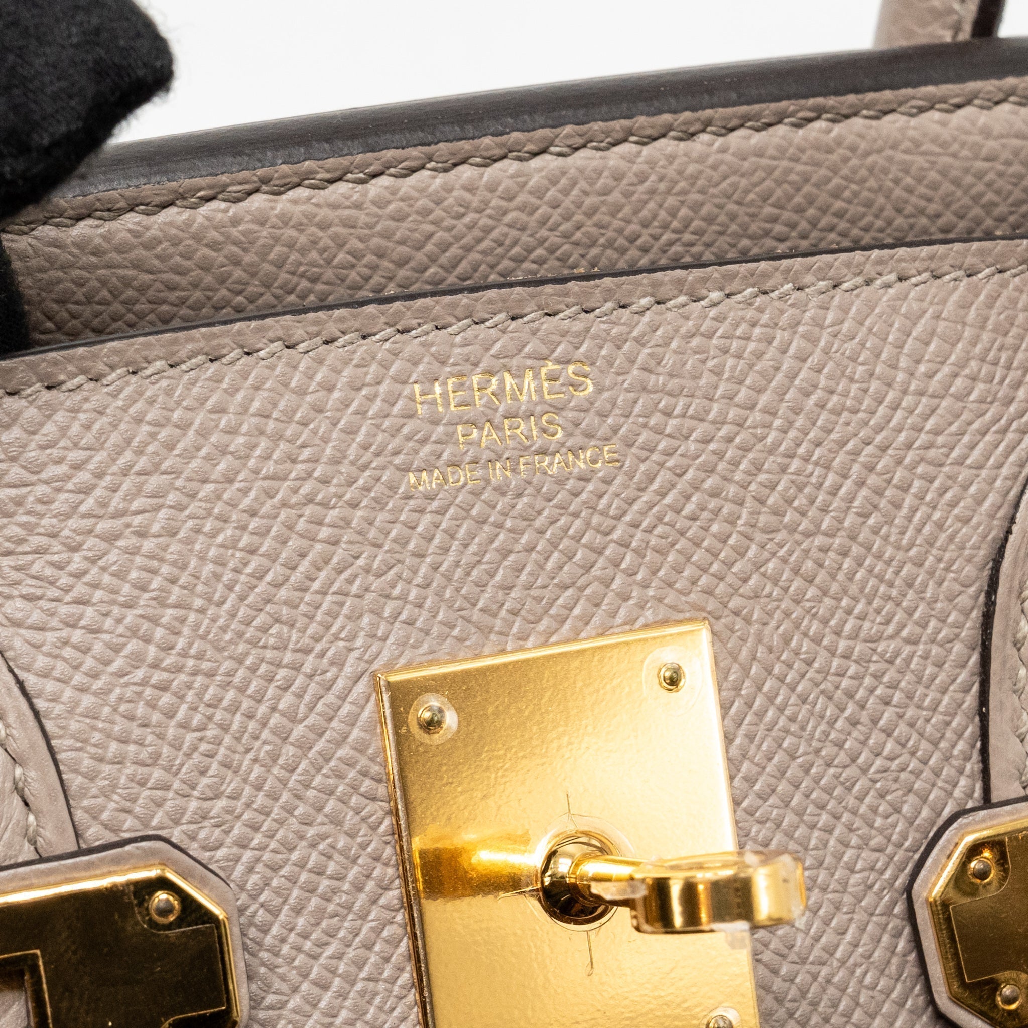 HERMES BIRKIN 30 EPSOM M8 GRIS ASPHALT GHW