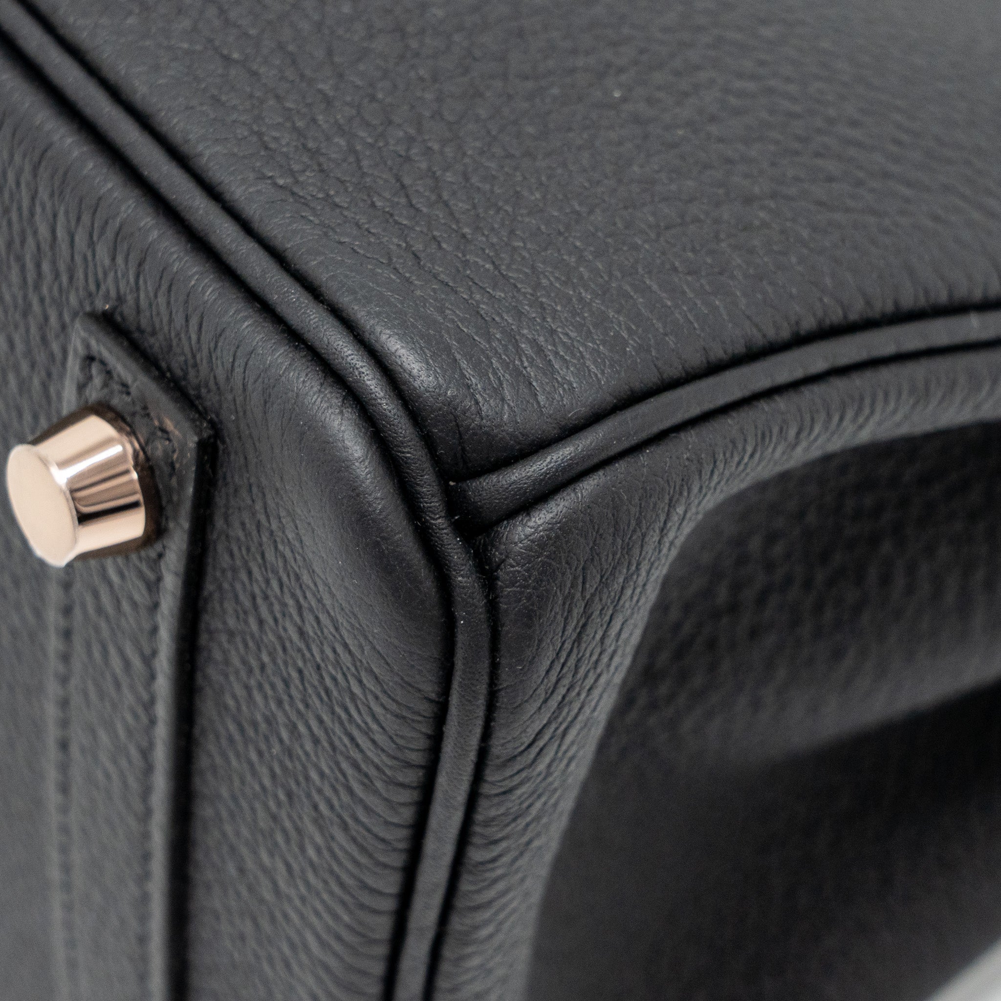 HERMES BIRKIN 25 TOGO BLACK RGHW