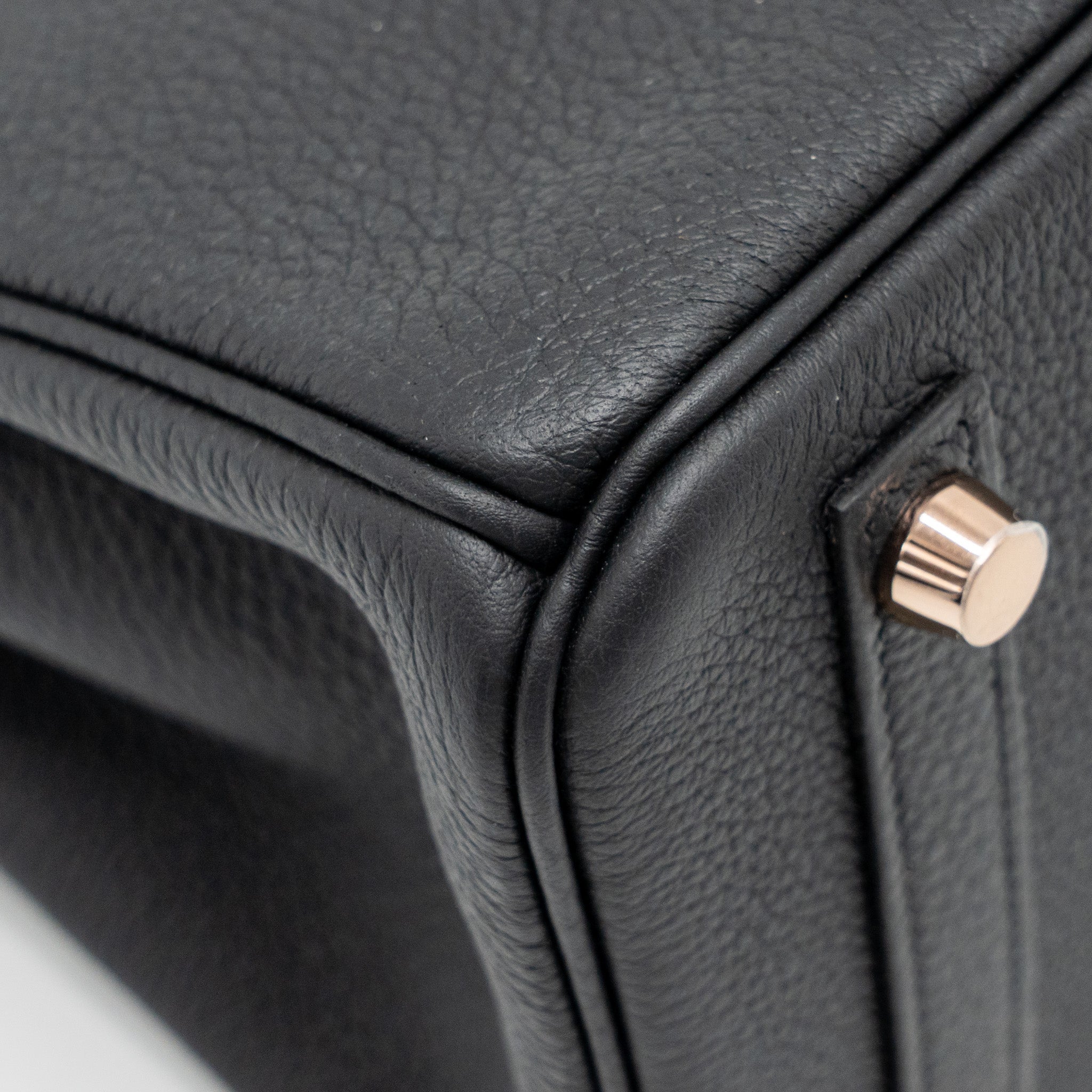 HERMES BIRKIN 25 TOGO BLACK RGHW