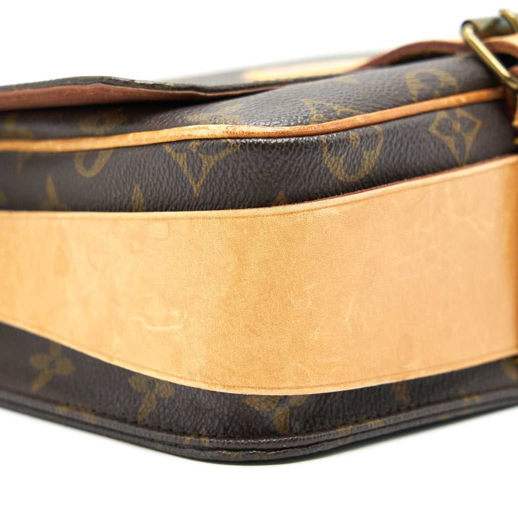 VINTAGE MONOGRAM CROSSBODY MESSENGER BAG