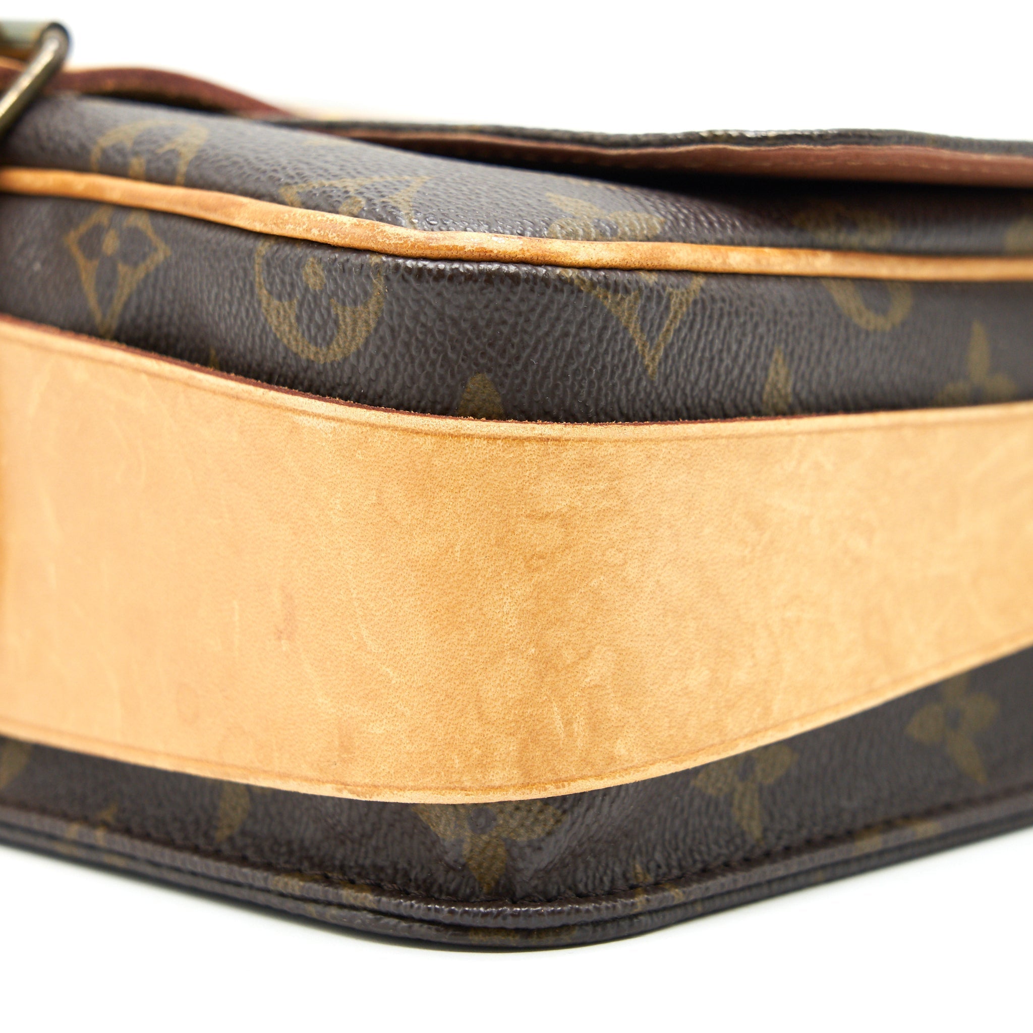 VINTAGE MONOGRAM CROSSBODY MESSENGER BAG
