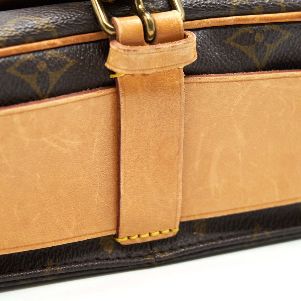 VINTAGE MONOGRAM CROSSBODY MESSENGER BAG